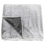 Maya Soft-Plush Fur Blanket - Dark Gray Maya Soft-Plush Fur Blanket - Dark Gray