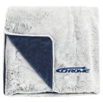 Maya Soft-Plush Fur Blanket - Navy Blue Maya Soft-Plush Fur Blanket - Navy Blue