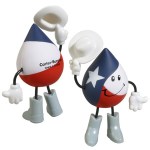 Texas Stress Reliever Figure - Red/White/Blue Texas Stress Reliever Figure - Red/White/Blue