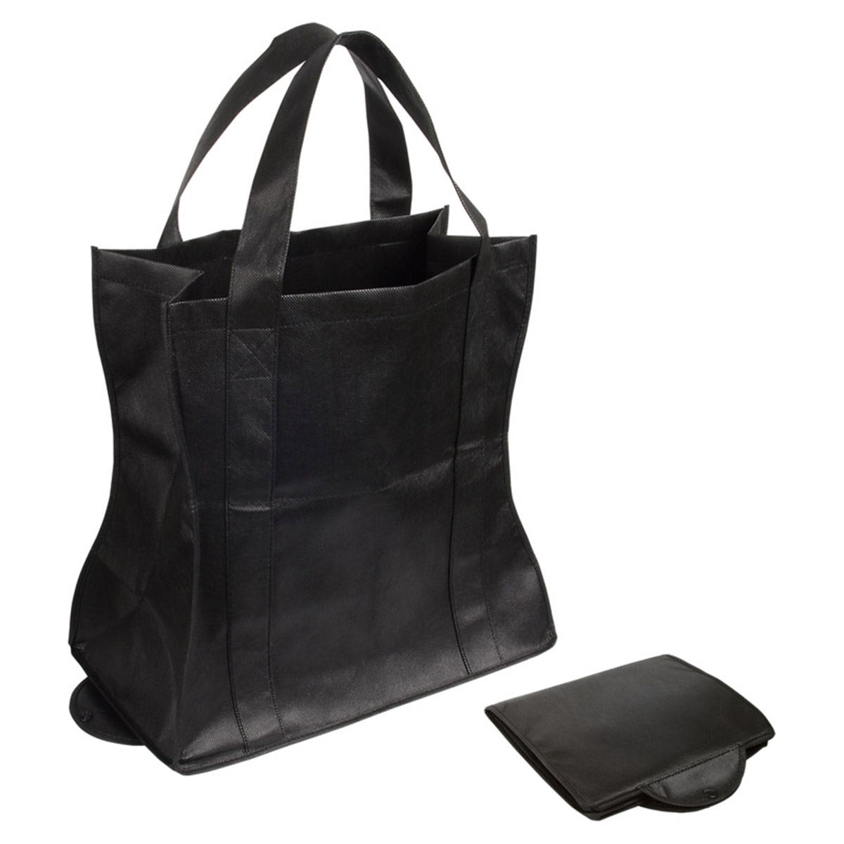 Wave Rider Non-Woven Folding Tote 1