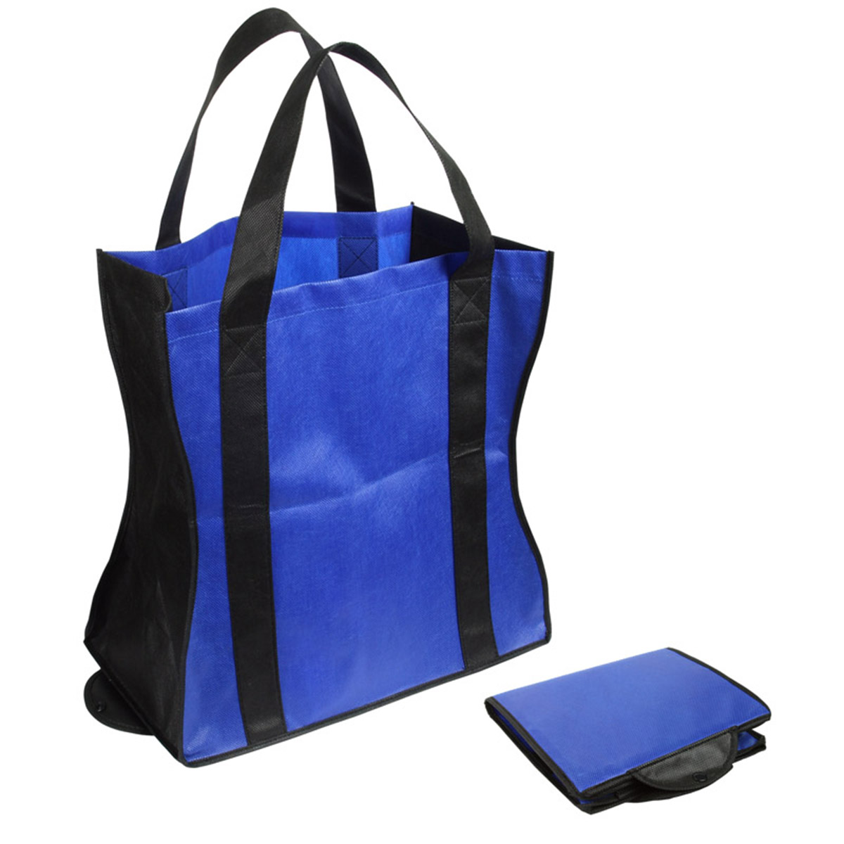 Wave Rider Non-Woven Folding Tote 1