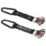 Aluminum Carabiner Strap with Color-Code Key Clips 1 Aluminum Carabiner Strap with Color-Code Key Clips 1