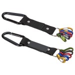 Aluminum Carabiner Strap with Color-Code Key Clips 2 Aluminum Carabiner Strap with Color-Code Key Clips 2