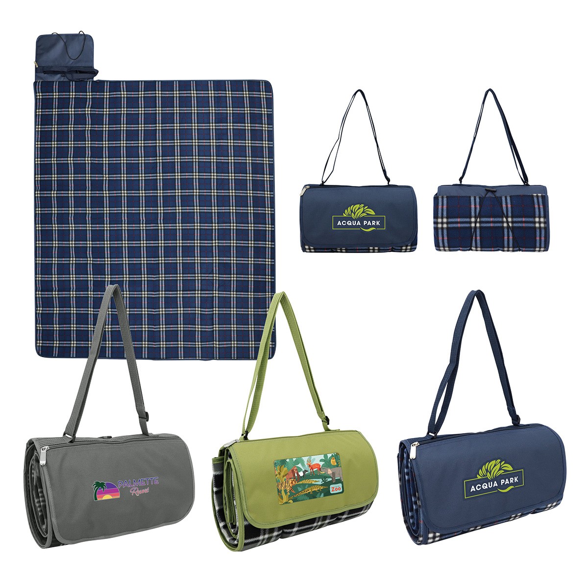 Premium Barrel Fleece Picnic Blanket 1