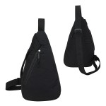Europa Crossbody Nylon Sling Bag - Black Europa Crossbody Nylon Sling Bag - Black