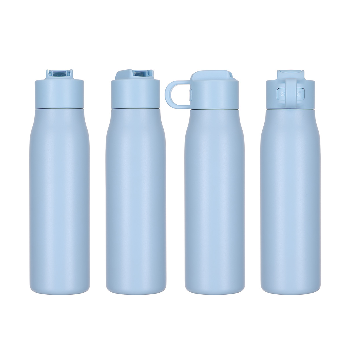 SENSO® Lakeway 22 oz Eco-Friendly Vacuum Insulated Bottle w/ Push-Button 1