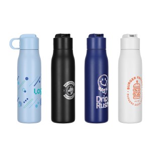 SENSO® Lakeway 22 oz Eco-Friendly Vacuum Insulated Bottle w/ Push-Button 1 SENSO® Lakeway 22 oz Eco-Friendly Vacuum Insulated Bottle w/ Push-Button 1