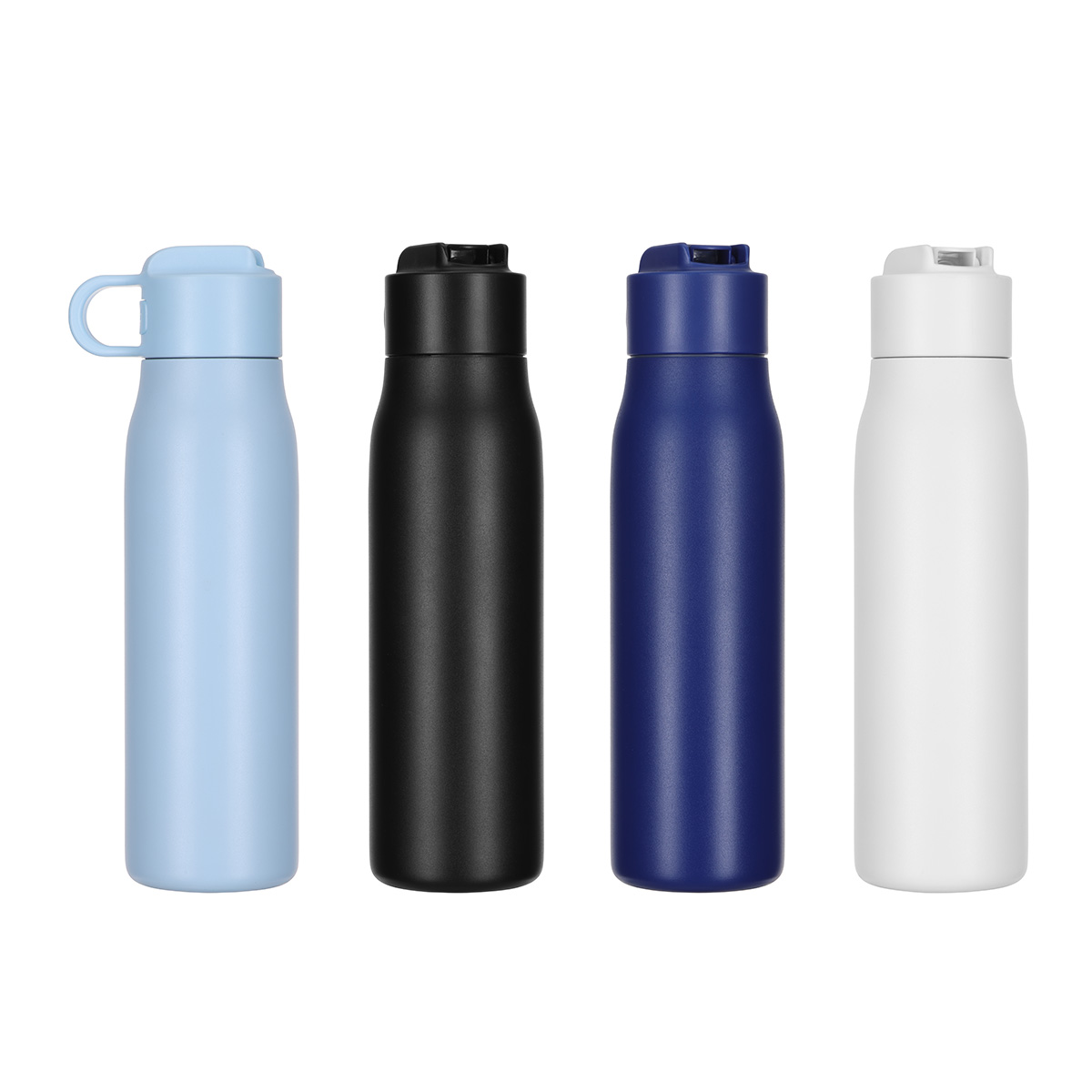 SENSO® Lakeway 22 oz Eco-Friendly Vacuum Insulated Bottle w/ Push-Button 1