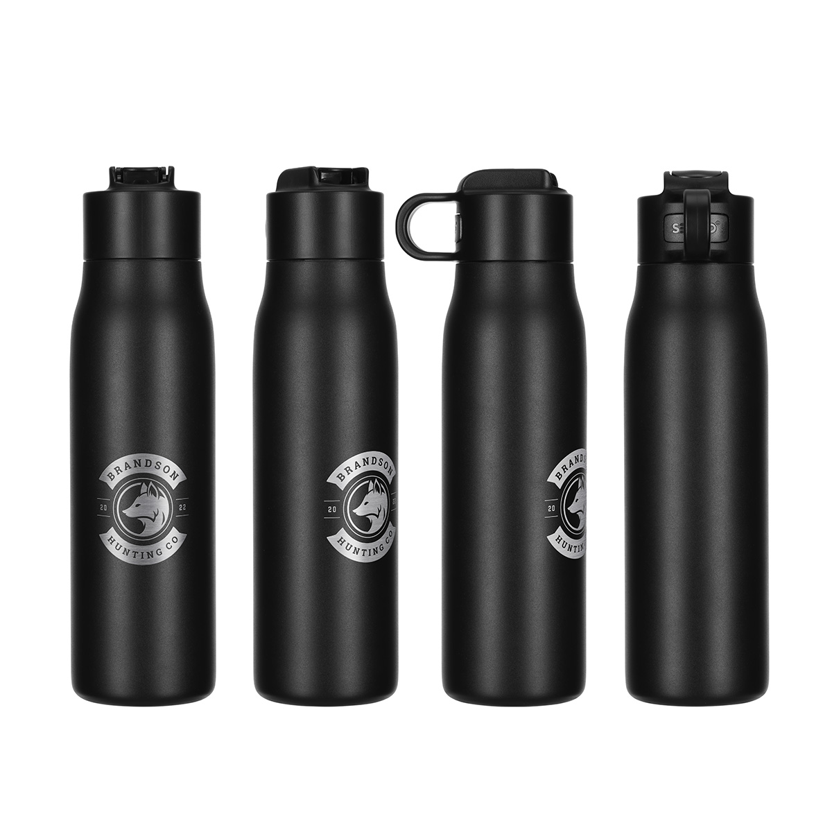 SENSO® Lakeway 22 oz Eco-Friendly Vacuum Insulated Bottle w/ Push-Button 1