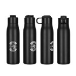 SENSO® Lakeway 22 oz Eco-Friendly Vacuum Insulated Bottle w/ Push-Button - Black SENSO® Lakeway 22 oz Eco-Friendly Vacuum Insulated Bottle w/ Push-Button - Black