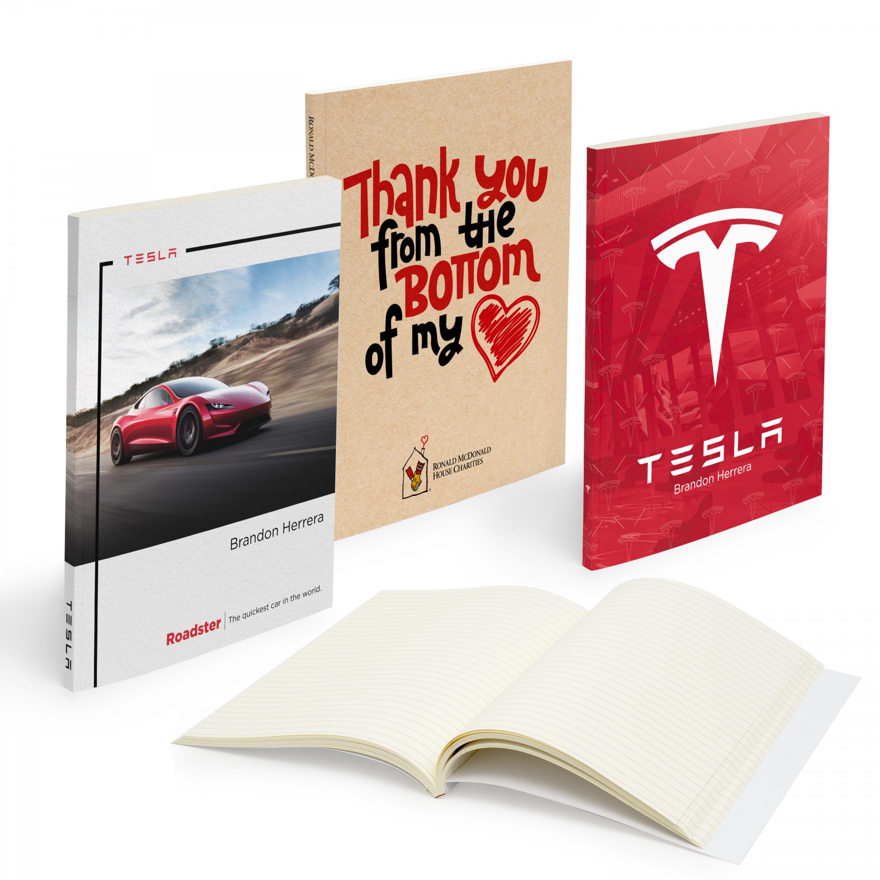 Magna Perfect Bound Notebook 5.5" X 8.25" With 150 Pages 1