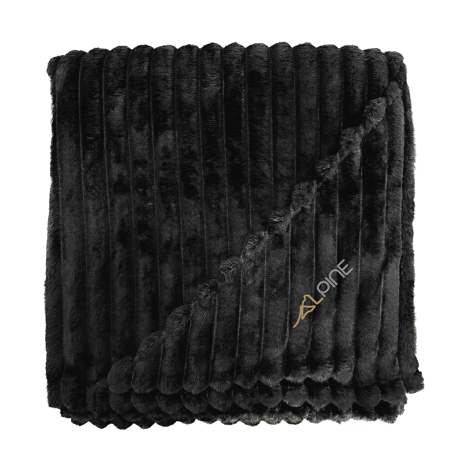 Alpine Faux Fur Polyester Blanket 1