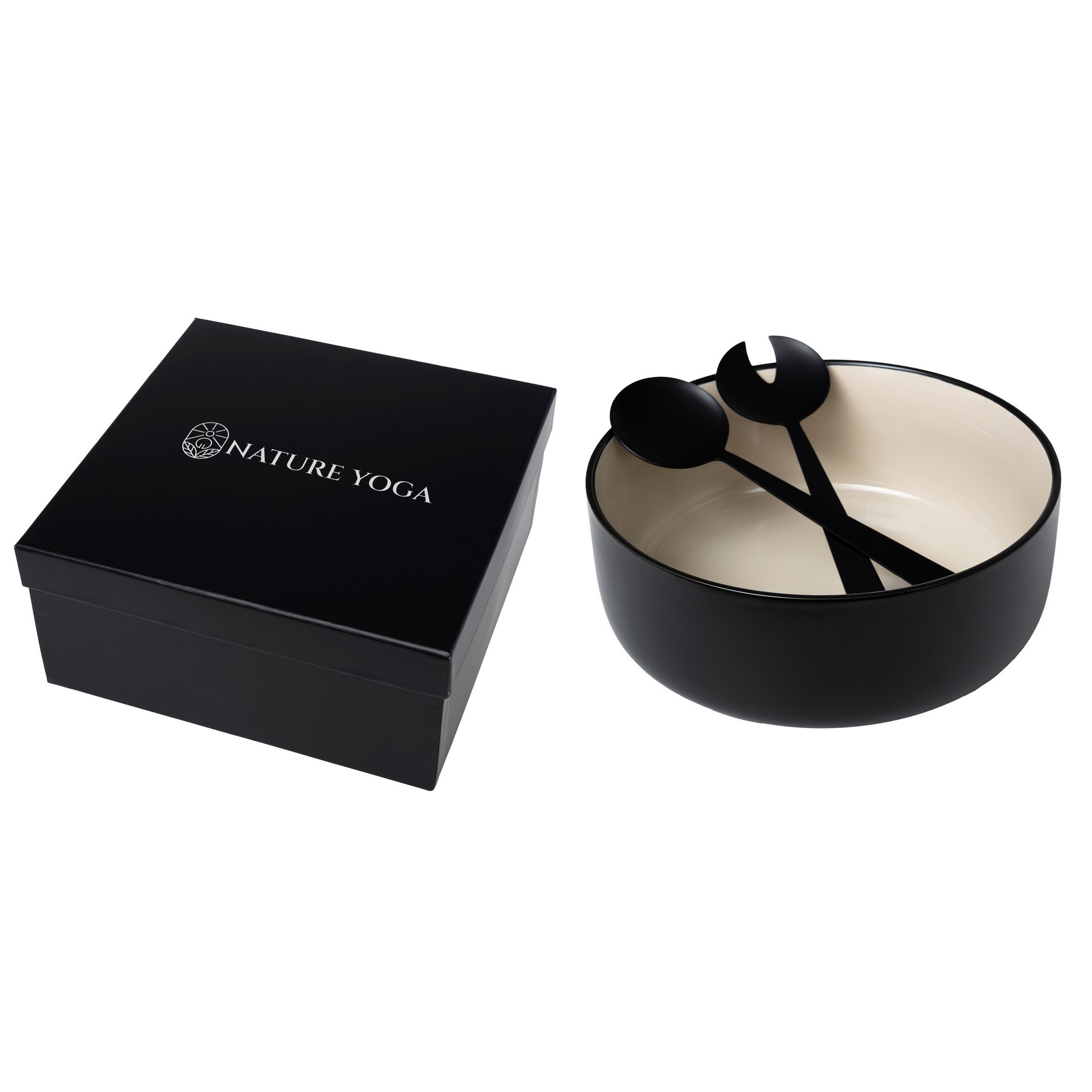 Solstice Porcelain Bowl And Serving Utensil Set 1