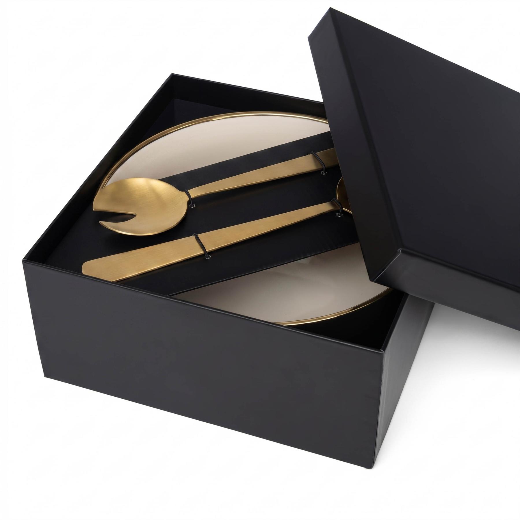 Solstice Porcelain Bowl And Serving Utensil Set 1