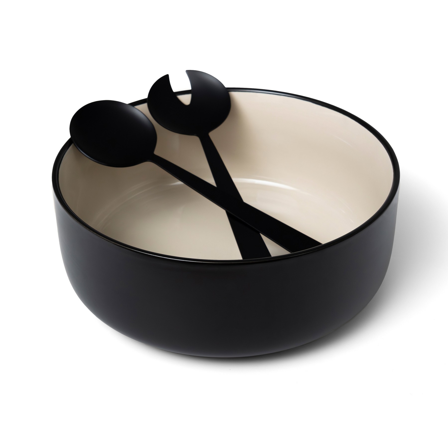 Solstice Porcelain Bowl And Serving Utensil Set 1