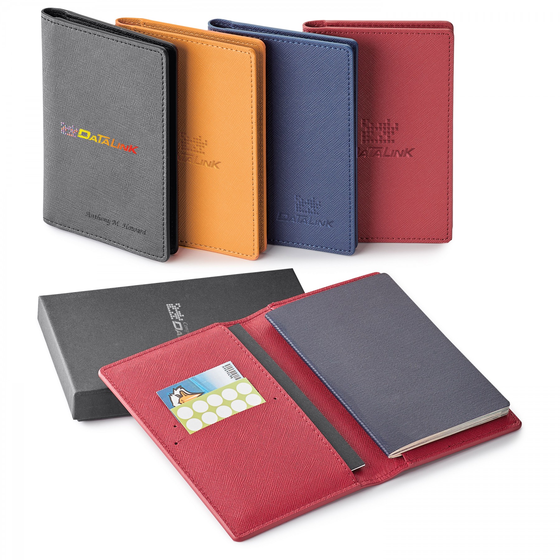 Genuine Leather Rfid Booklet Passport Holder 1