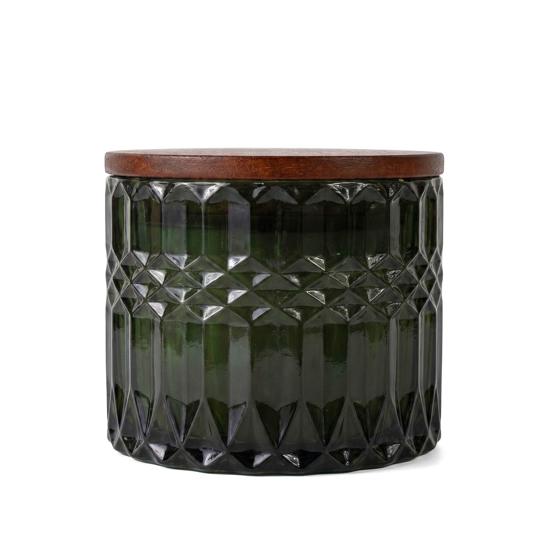 Horizon 296 Ml / 10 Oz Glass Candle With Acacia Wood Lid 1