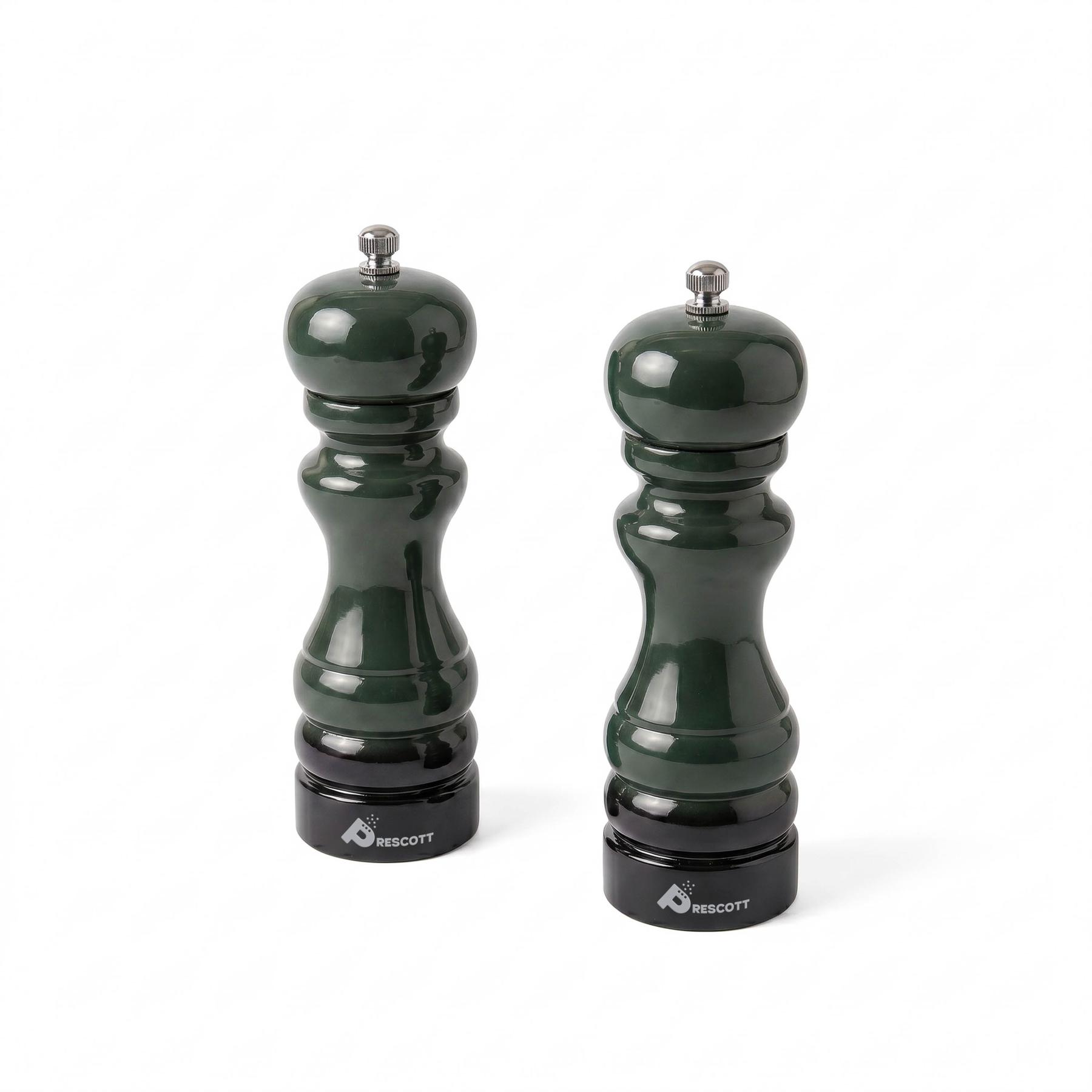 Prescott Oak Wood Salt And Pepper Mill Set 1