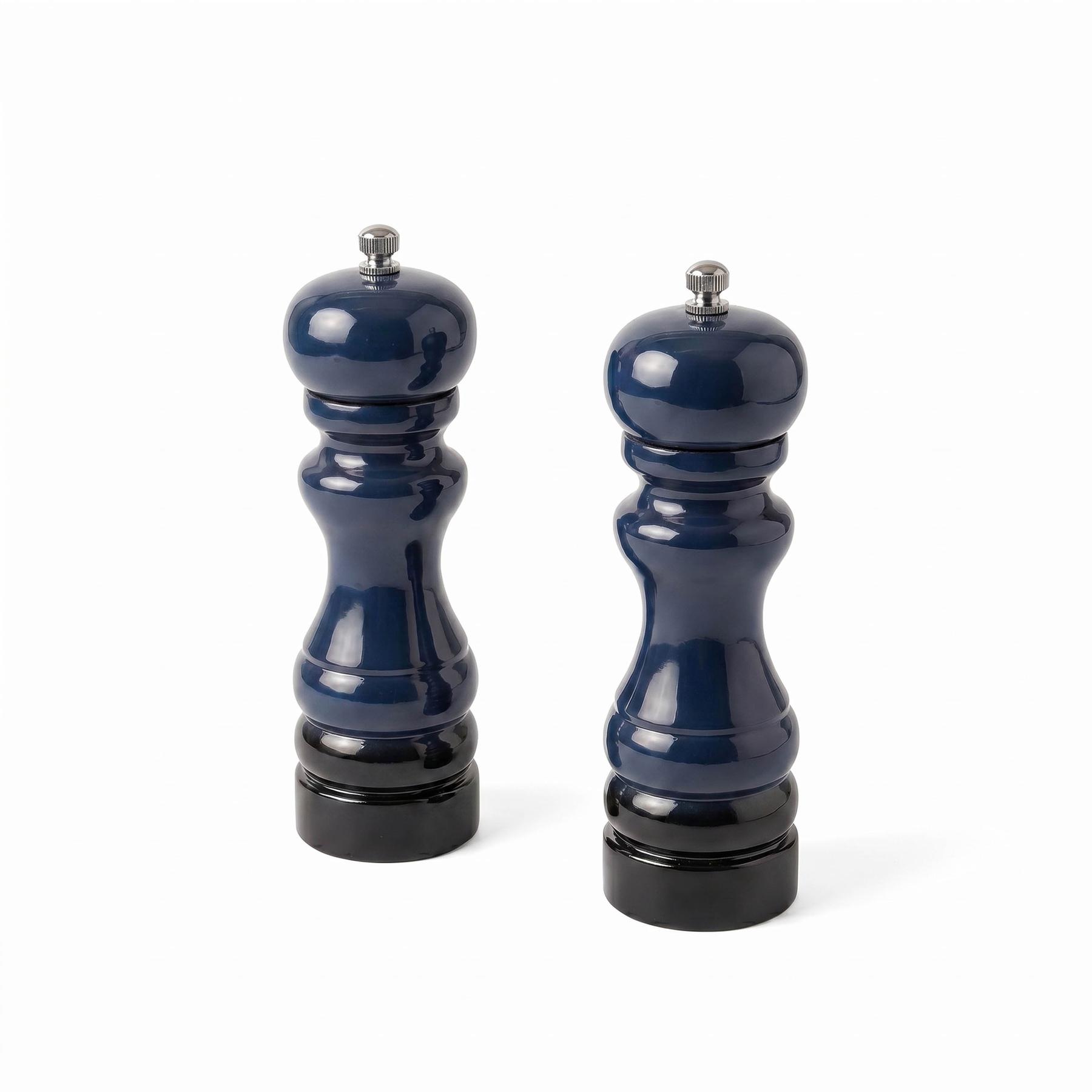 Prescott Oak Wood Salt And Pepper Mill Set 1