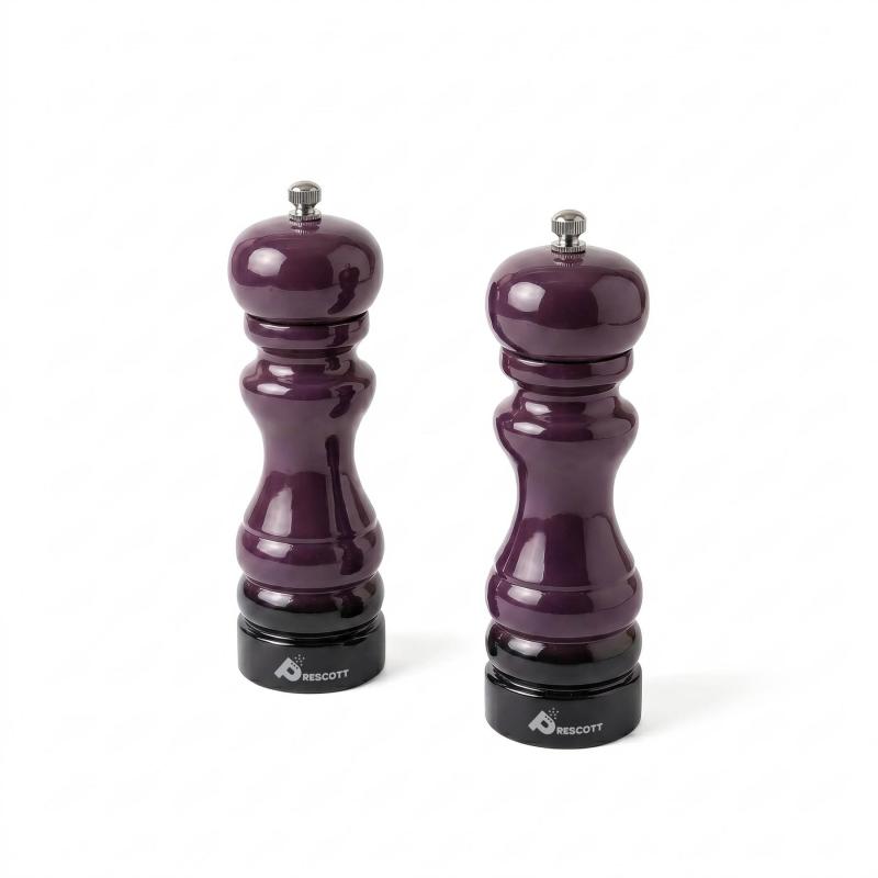 Prescott Oak Wood Salt And Pepper Mill Set 1 Prescott Oak Wood Salt And Pepper Mill Set 1