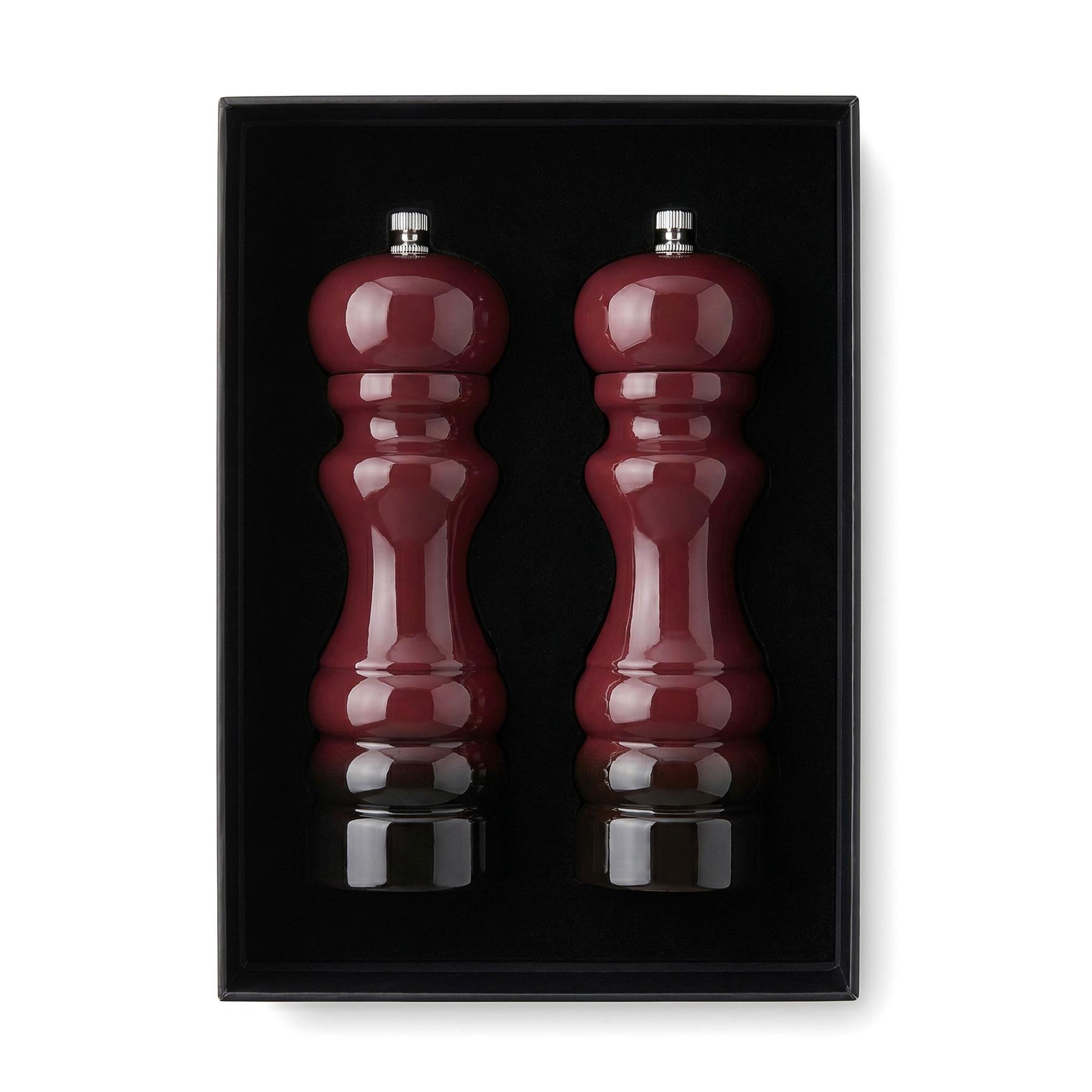 Prescott Oak Wood Salt And Pepper Mill Set 1