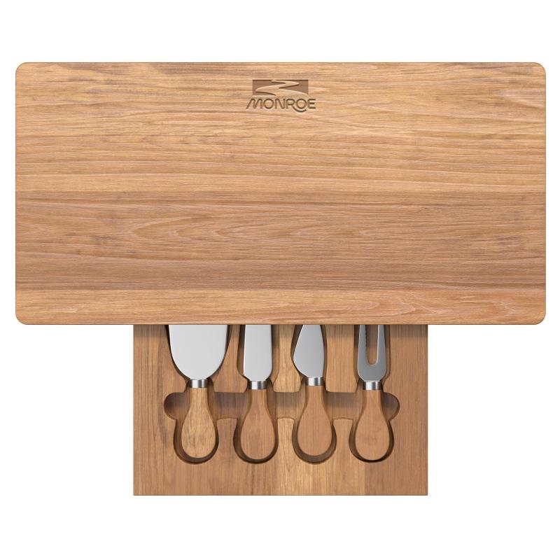 Monroe Cutting Board And Cheese Knife Set 1 Monroe Cutting Board And Cheese Knife Set 1