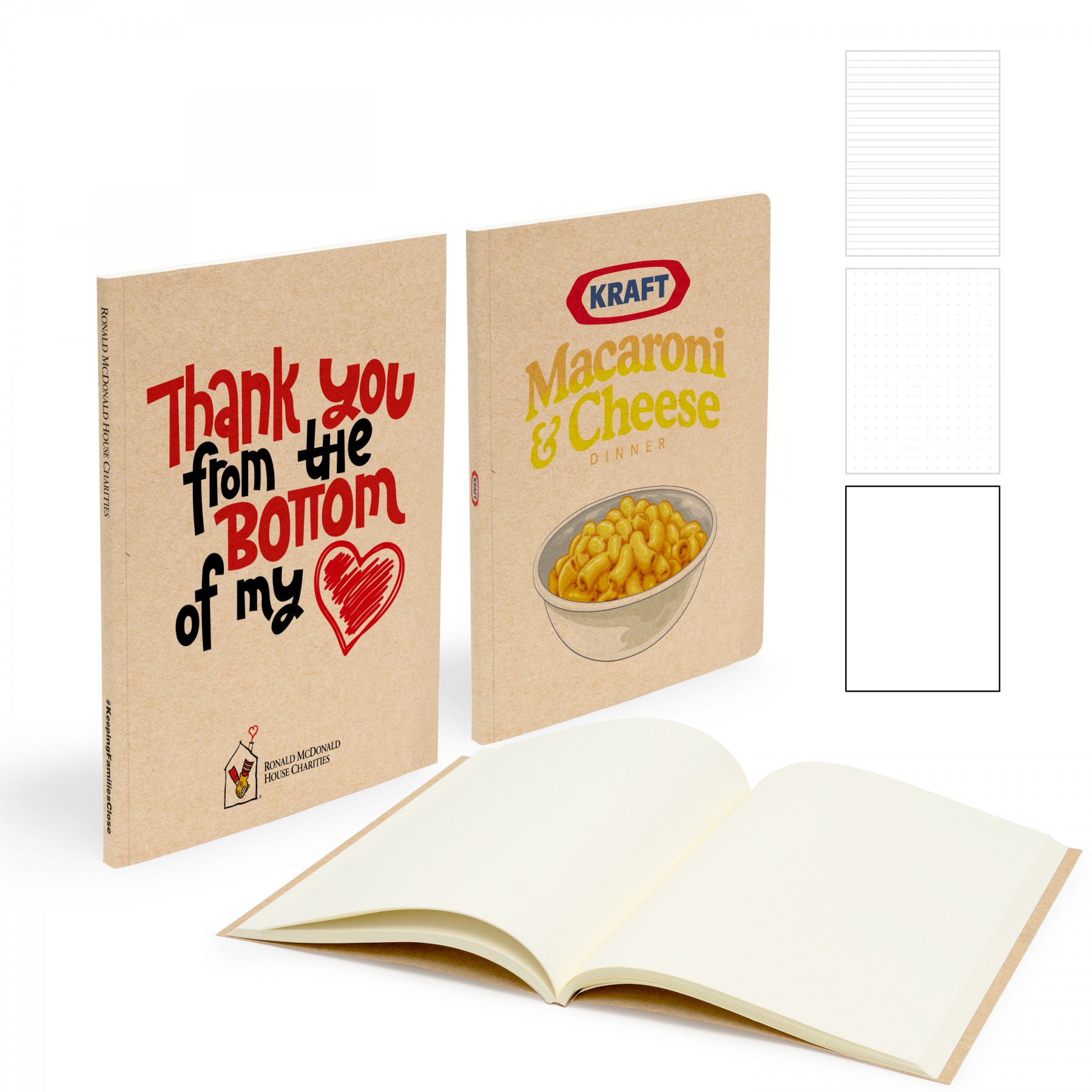 Medio Perfect Bound Notebook 5" X 7" With 150 Pages 1