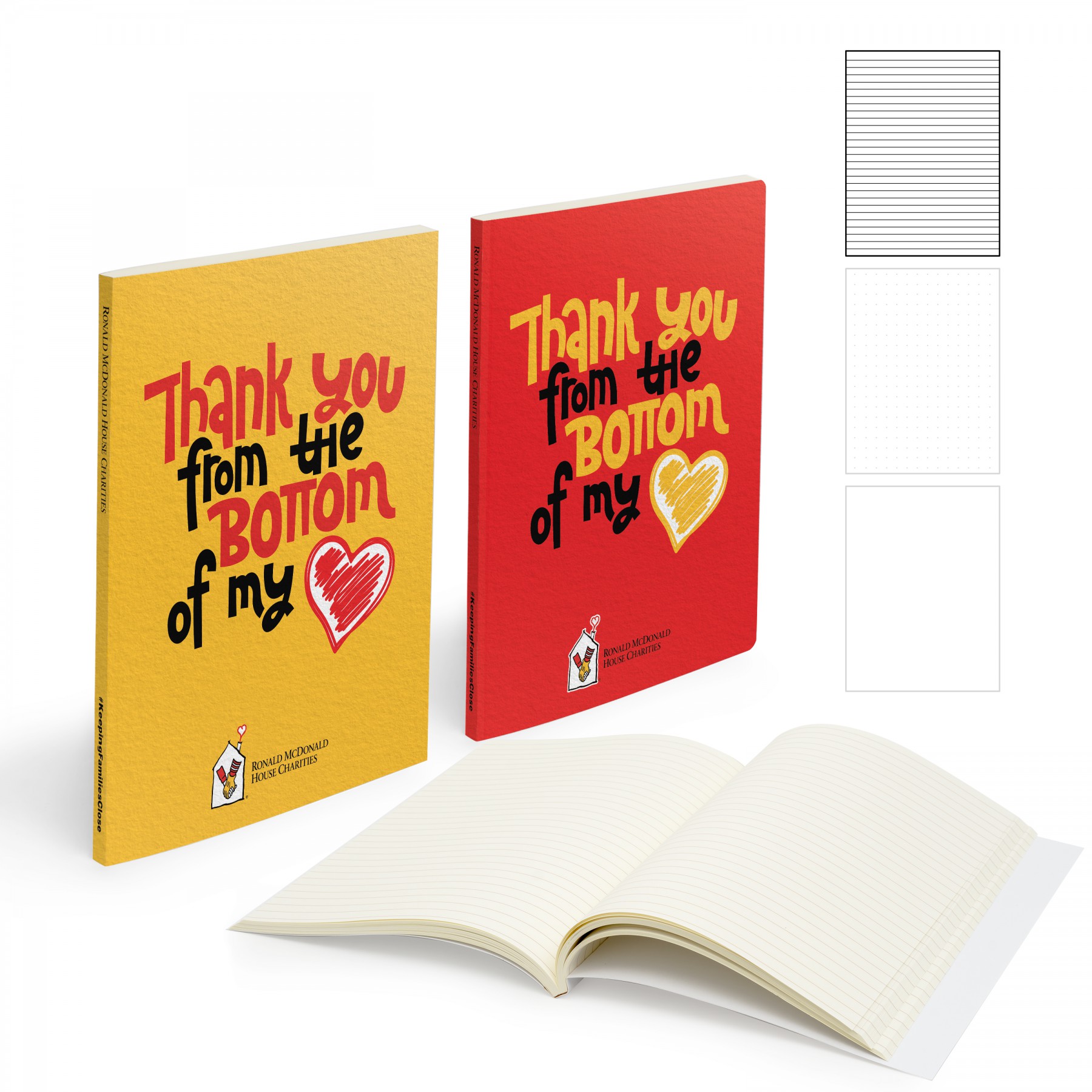 Medio Perfect Bound Notebook 5" X 7" With 150 Pages 1