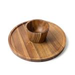 Winslow 2-In-1 Acacia Wood Serving Board With Plastic Dome - LF143 OP6 BLANK Winslow 2-In-1 Acacia Wood Serving Board With Plastic Dome - LF143 OP6 BLANK