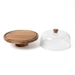 Winslow 2-In-1 Acacia Wood Serving Board With Plastic Dome - LF143 OP3 BLANK Winslow 2-In-1 Acacia Wood Serving Board With Plastic Dome - LF143 OP3 BLANK