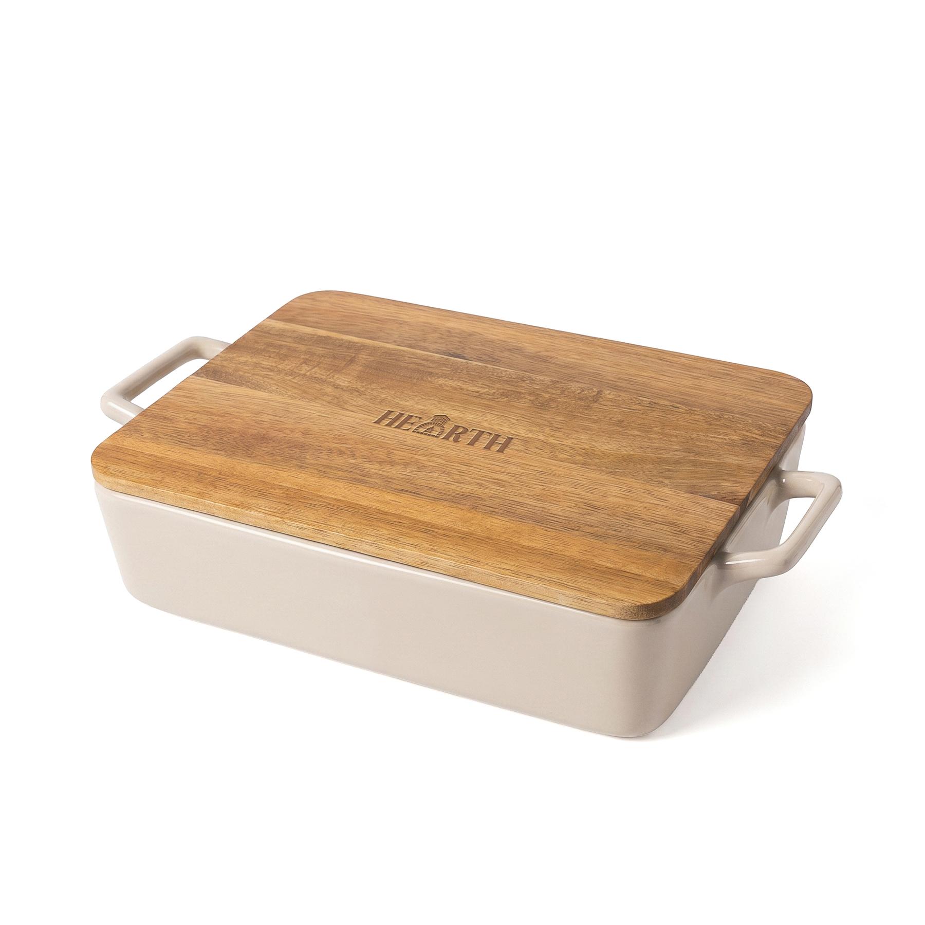 Hearth Stoneware Casserole Dish 1