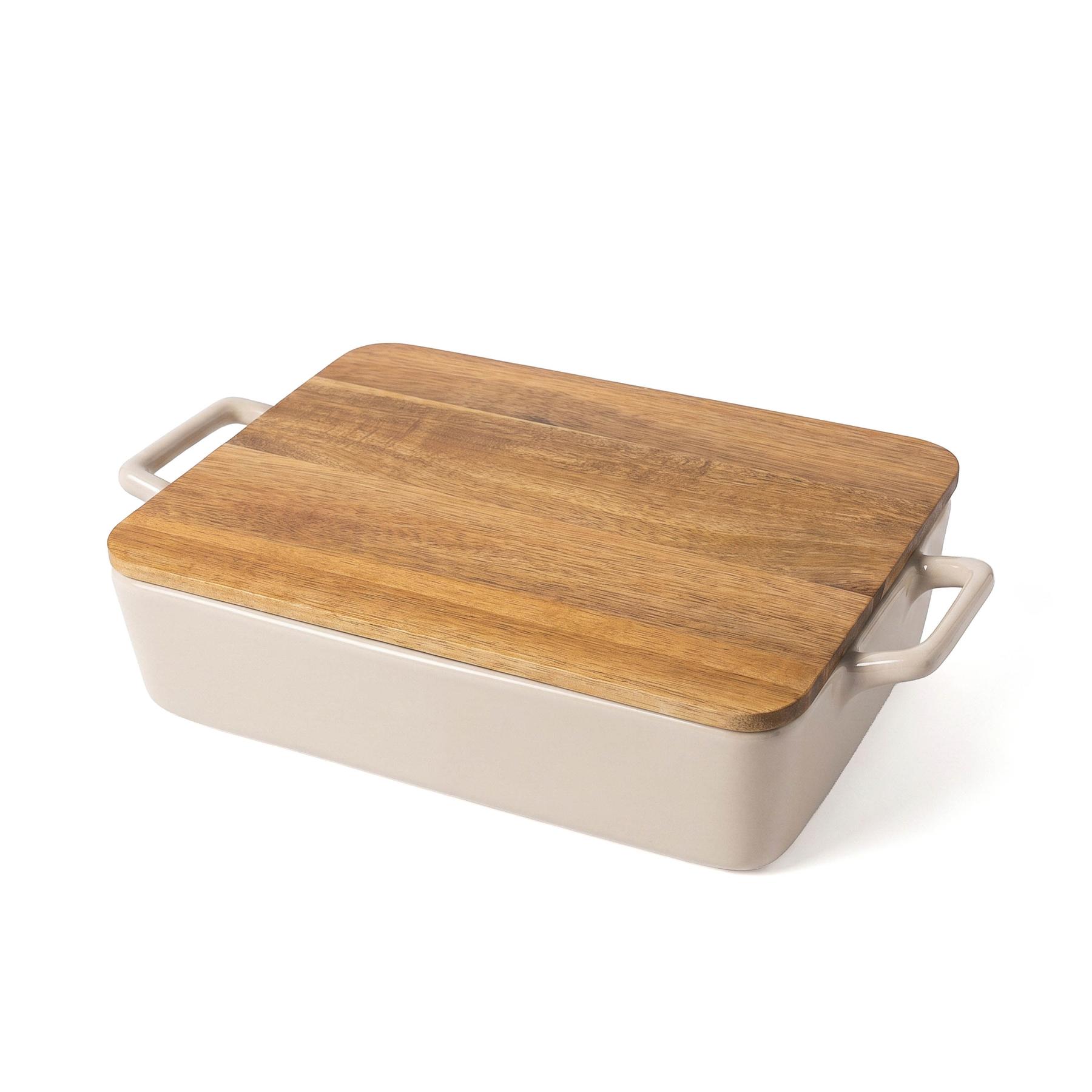 Hearth Stoneware Casserole Dish 1
