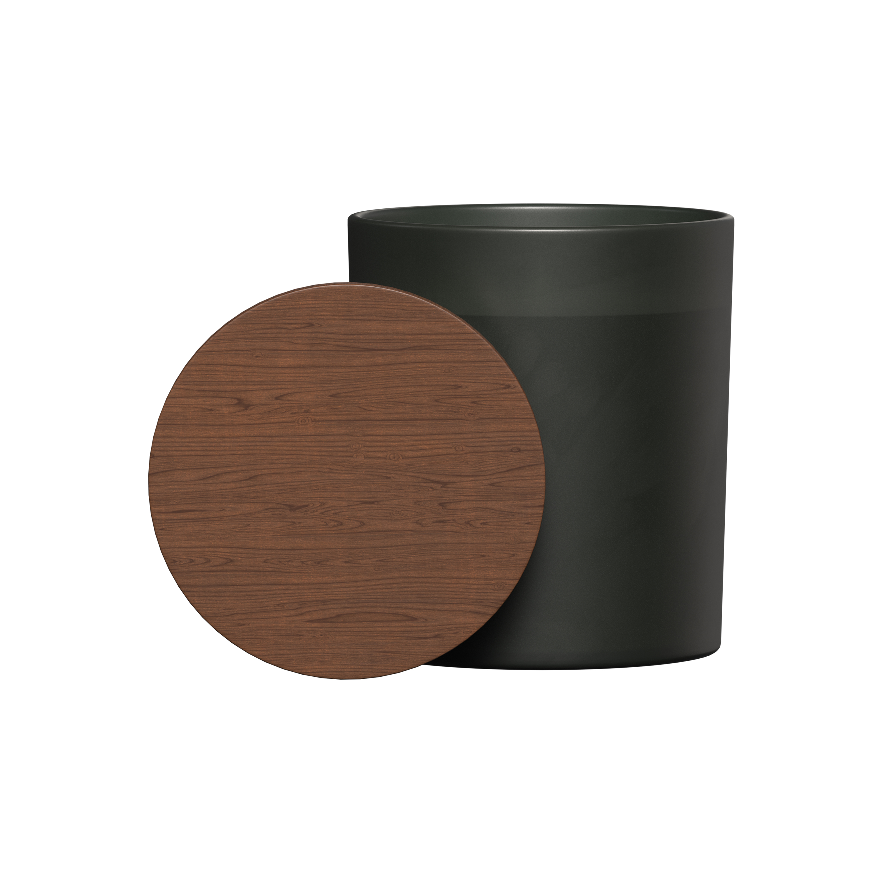 Summit Glass Candle With Acacia Wood Lid 1