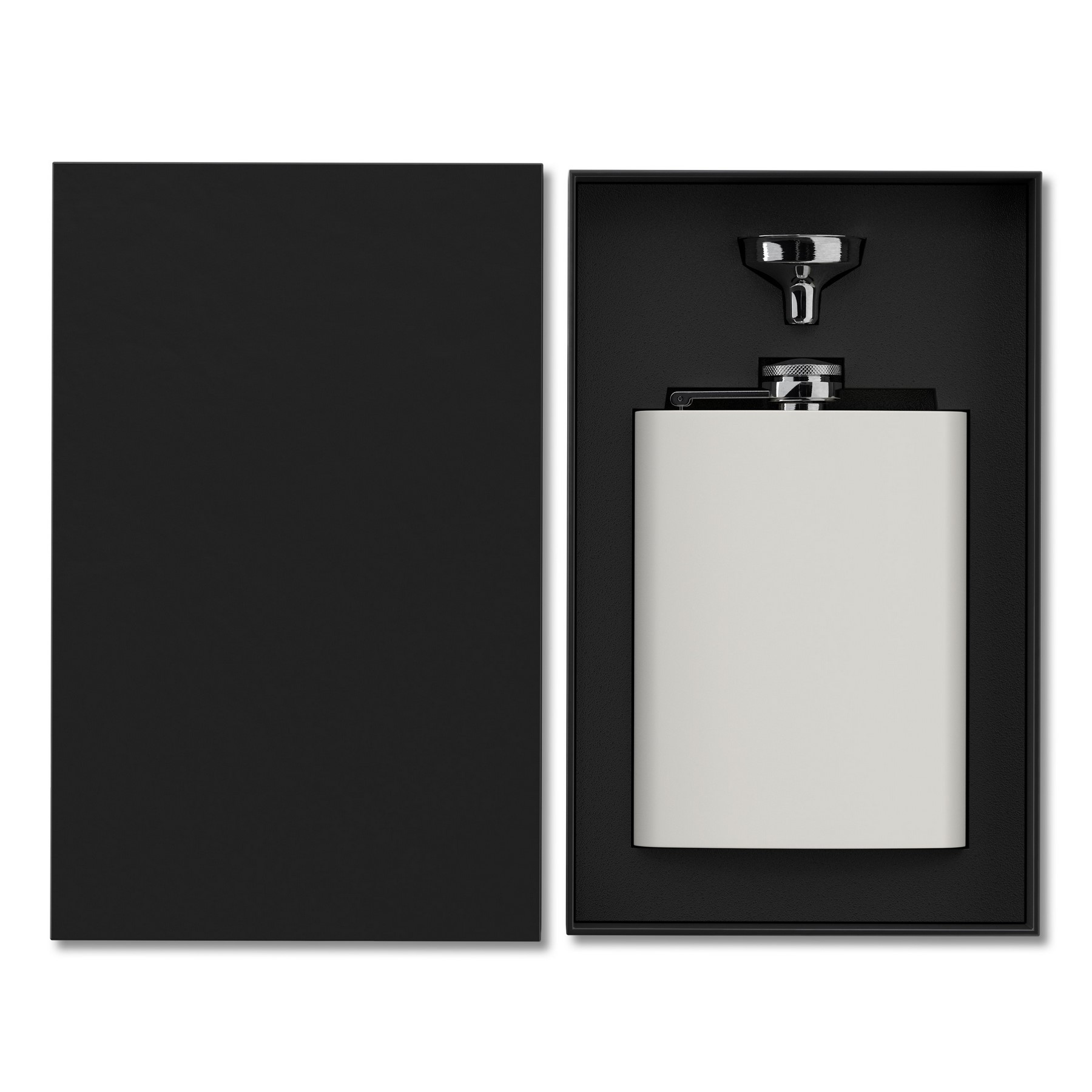 200ml 6 8oz RECYCLED STAINLESS STEEL FLASK 1
