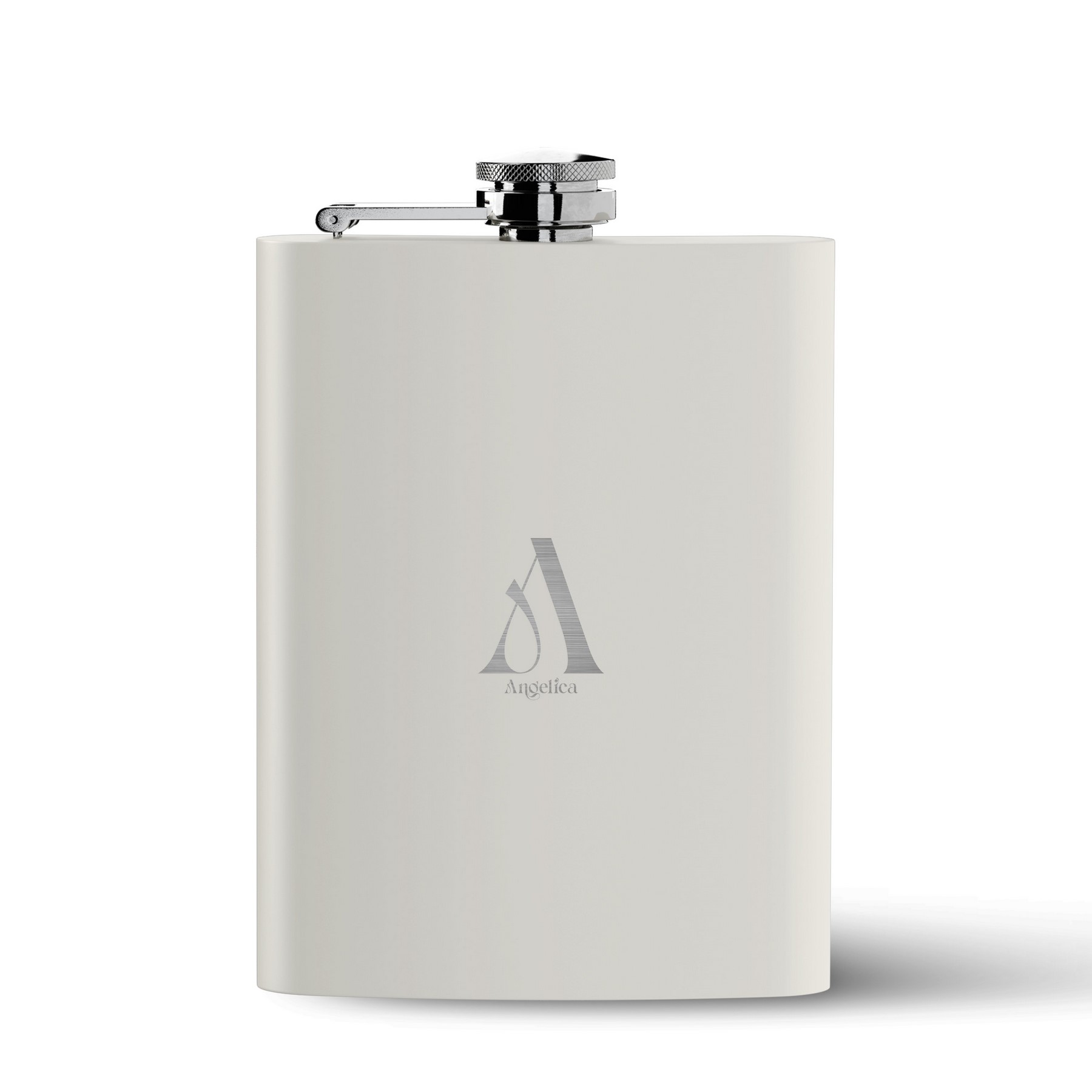 200ml 6 8oz RECYCLED STAINLESS STEEL FLASK 1