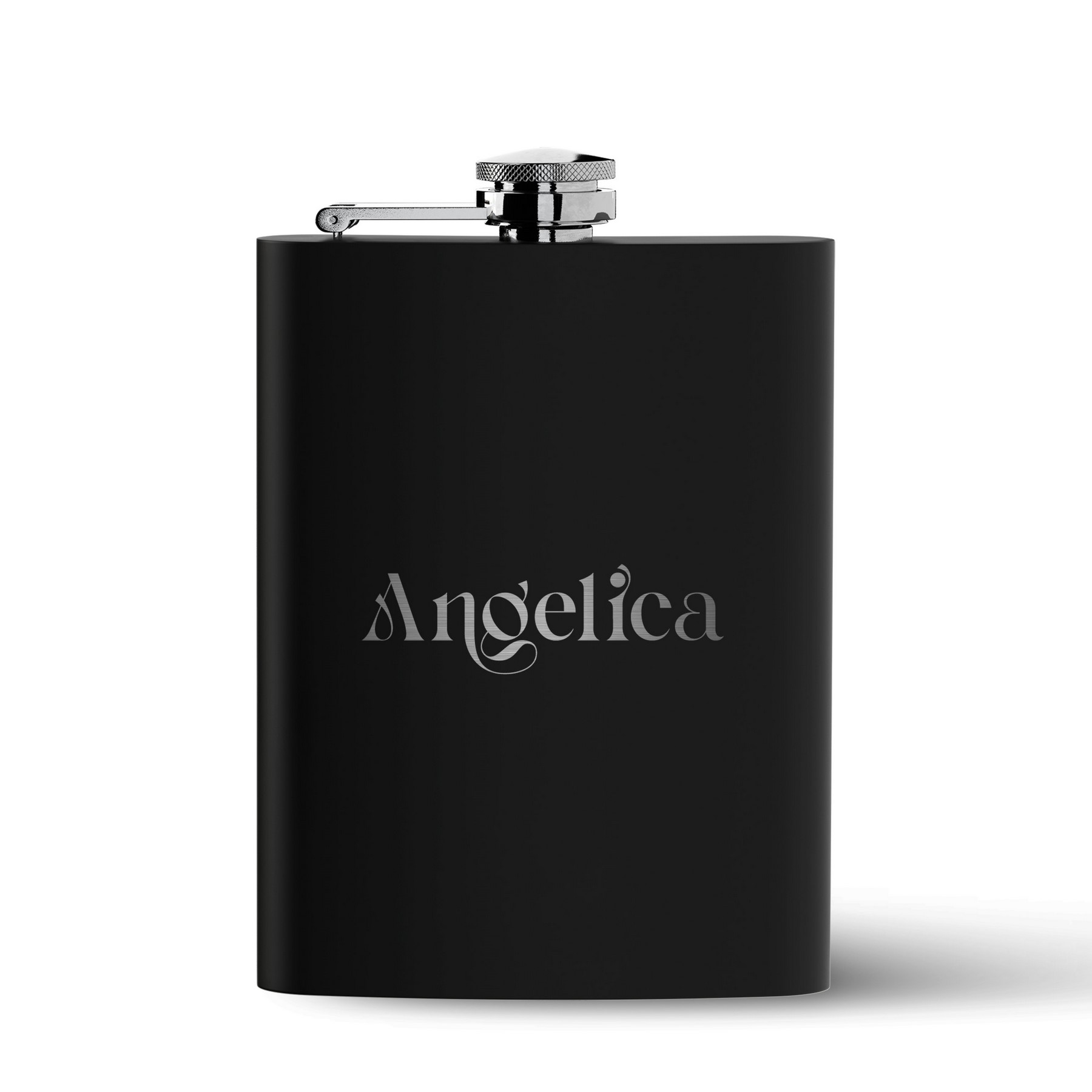 200ml 6 8oz RECYCLED STAINLESS STEEL FLASK 1