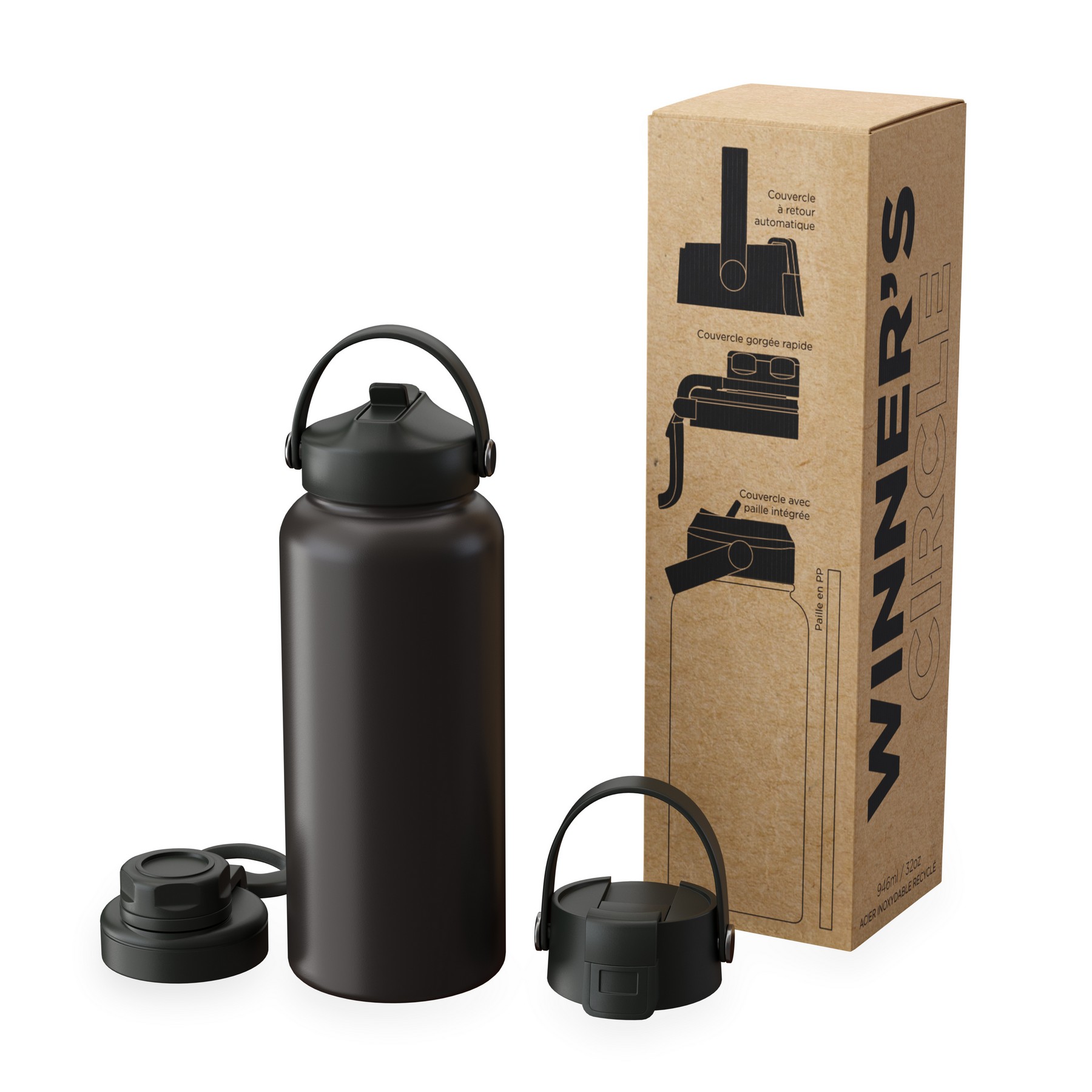 Winners Circle 946ml / 32oz Bottle With Cap Kit 1