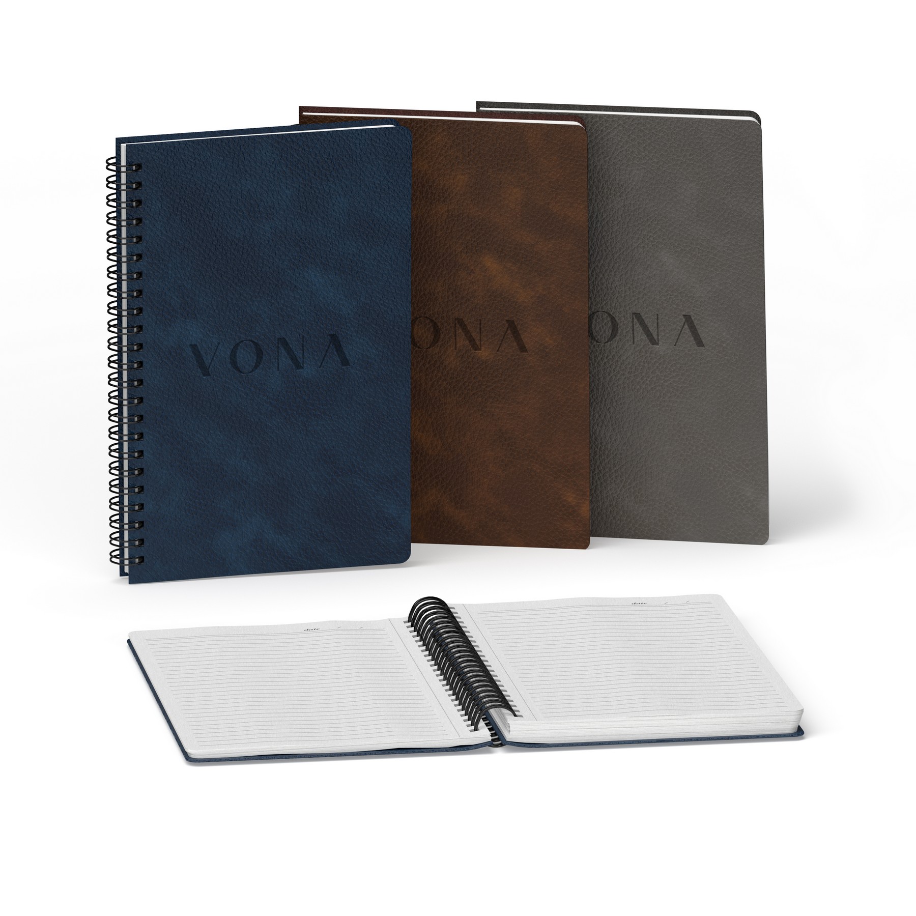 Old Money Soft Cover Spiral Journal 1