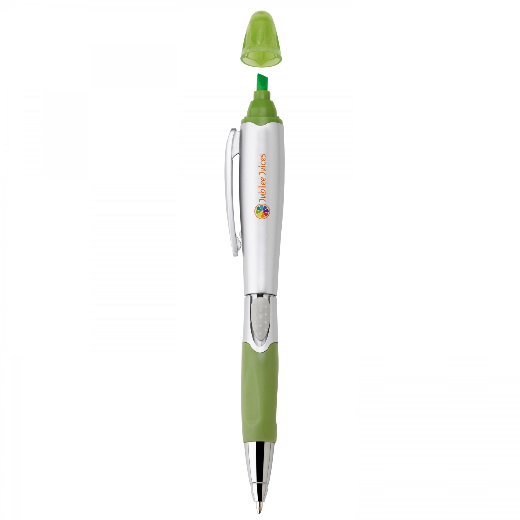 Silver Blossom Ballpoint Penhighlighter 1