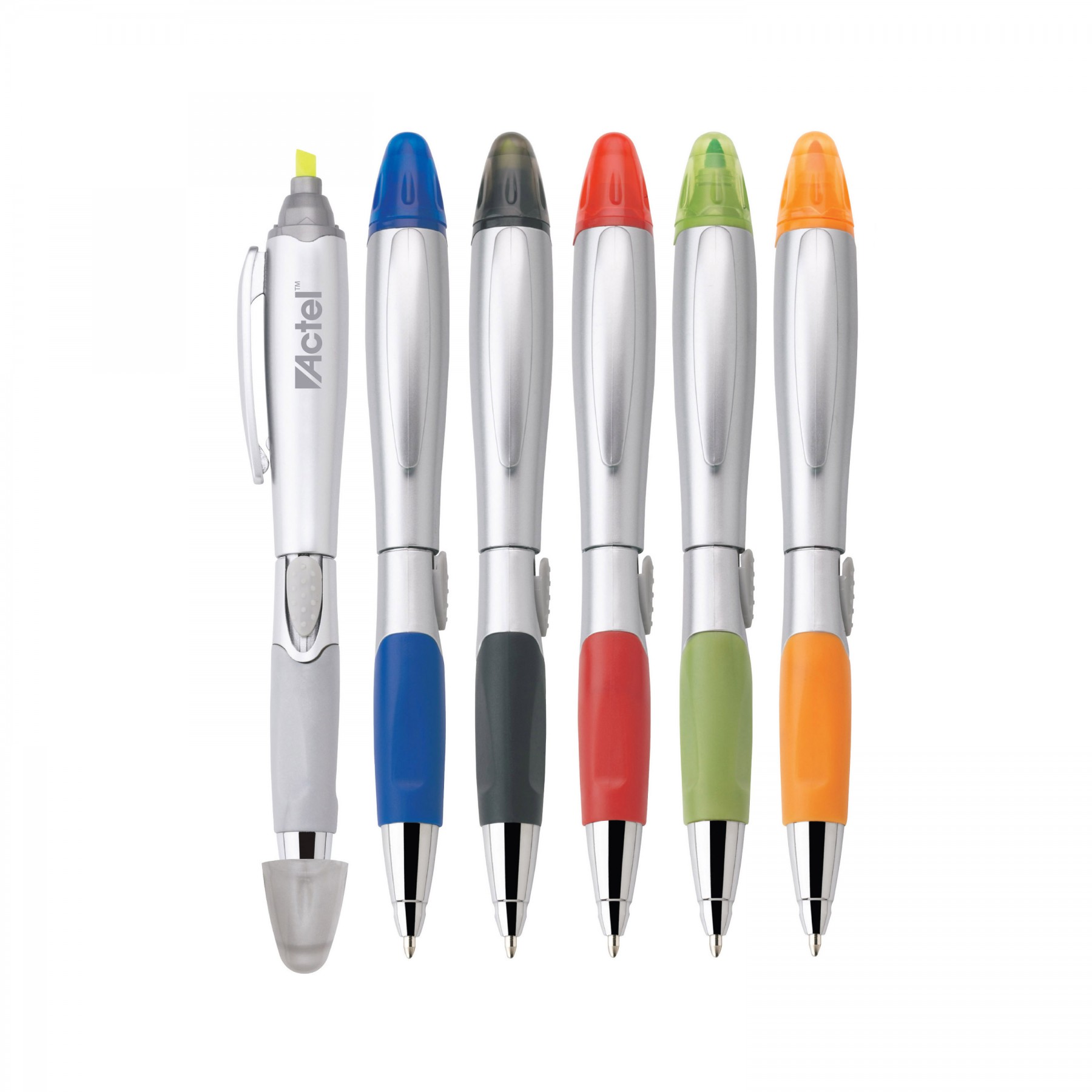 Silver Blossom Ballpoint Penhighlighter 1