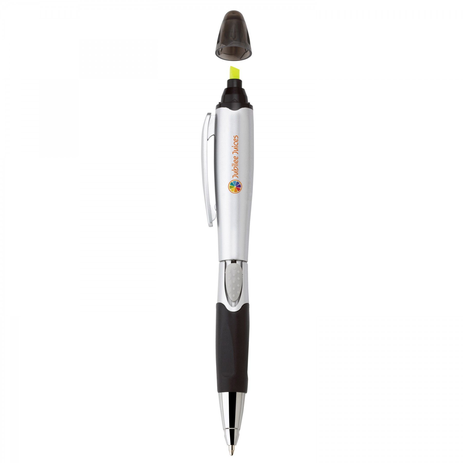 Silver Blossom Ballpoint Penhighlighter 1