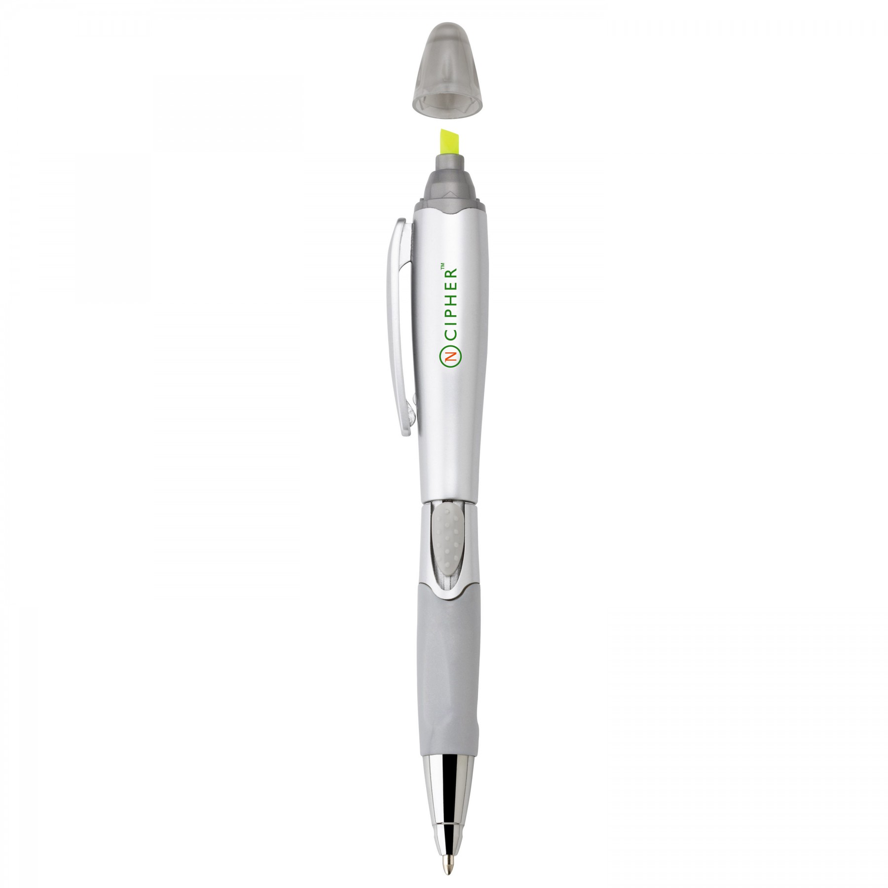 Silver Blossom Ballpoint Penhighlighter 1