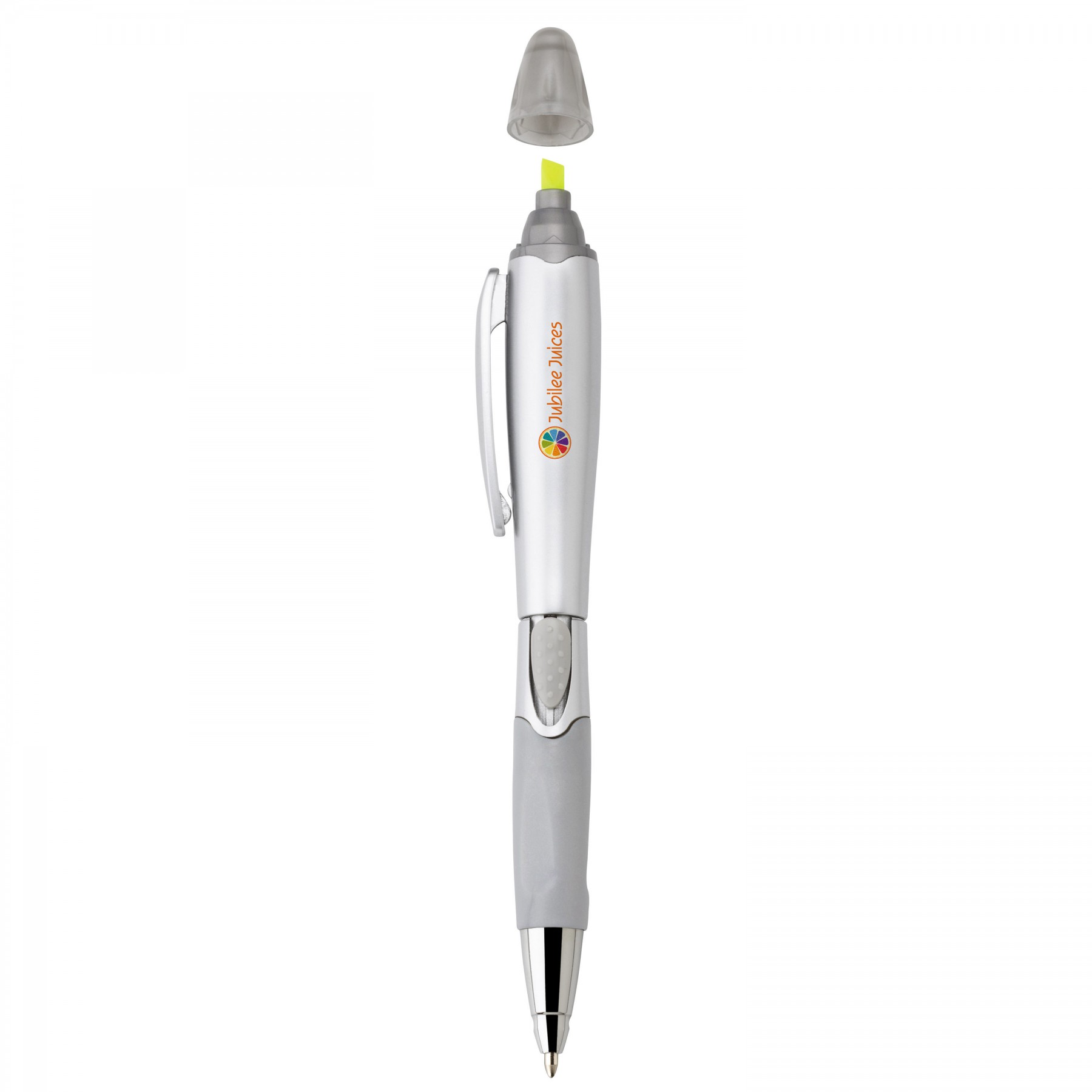 Silver Blossom Ballpoint Penhighlighter 1