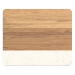 Brooke Acacia Wood And Faux Marble Cutting Board - LF103 BACK Brooke Acacia Wood And Faux Marble Cutting Board - LF103 BACK
