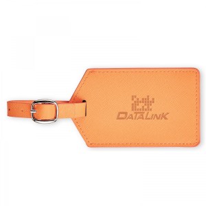 Toscano Genuine Leather Luggage Tag 1 Toscano Genuine Leather Luggage Tag 1
