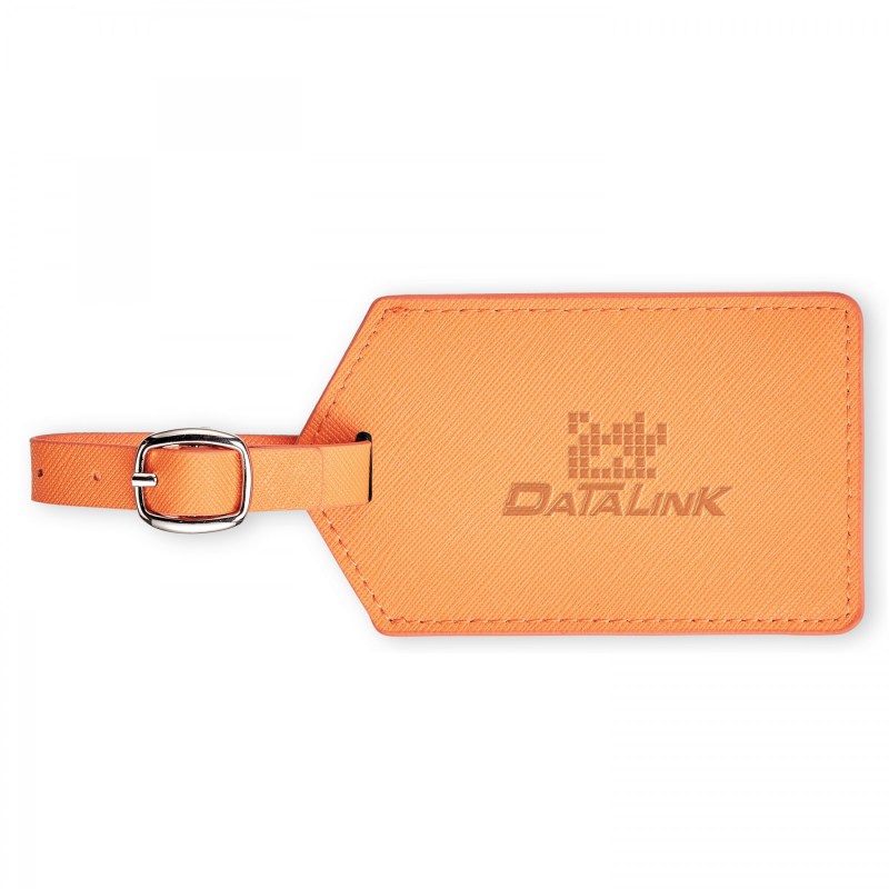 Toscano Genuine Leather Luggage Tag 1 Toscano Genuine Leather Luggage Tag 1