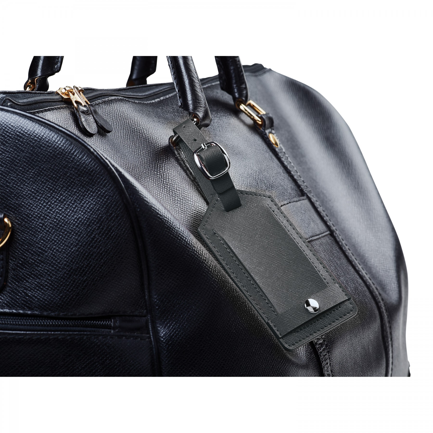 Toscano Genuine Leather Luggage Tag 1