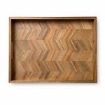 Whitaker Acacia Wood Herringbone Serving Board - LF144 OP1 BLANK Whitaker Acacia Wood Herringbone Serving Board - LF144 OP1 BLANK