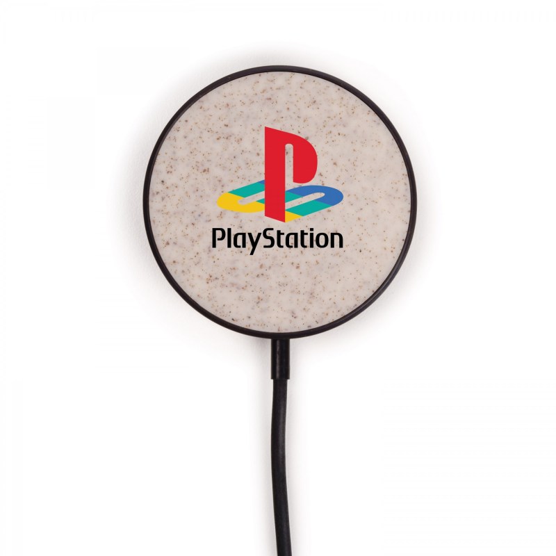 Wheat Recycled 15w Magnetic Wireless Charging Dock 1 Wheat Recycled 15w Magnetic Wireless Charging Dock 1