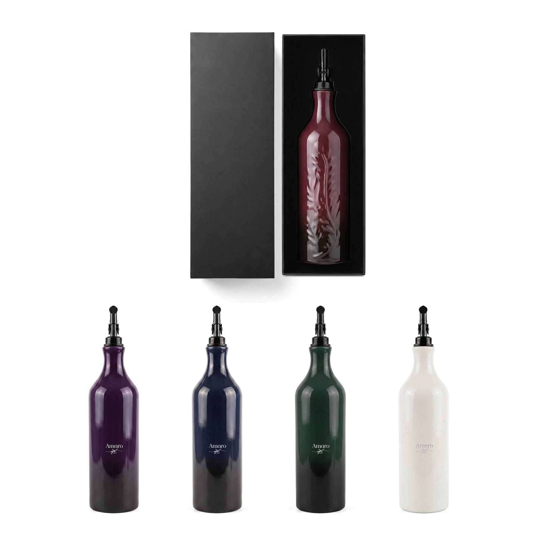 Amaro 600 Ml / 20.3 Oz Ceramic Olive Oil Dispenser 1